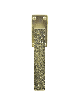 COSMO - Bronze door handle on rose with lock by GIARA ART DESIGN-BRONZE - view 3